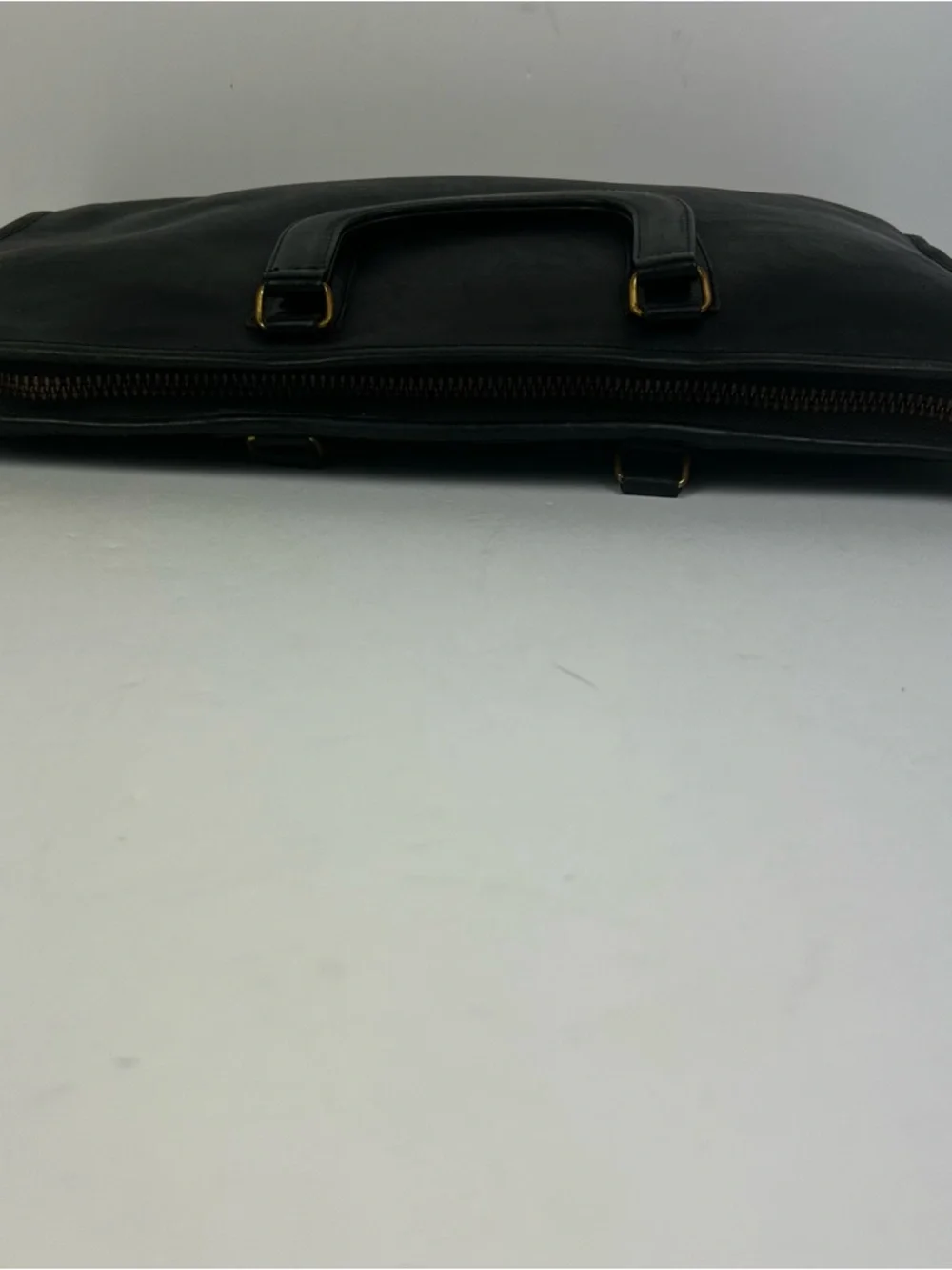 Vintage Coach Classic Black Leather Briefcase - Women’s Professional Work Bag